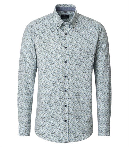 Freizeithemd langarm beige