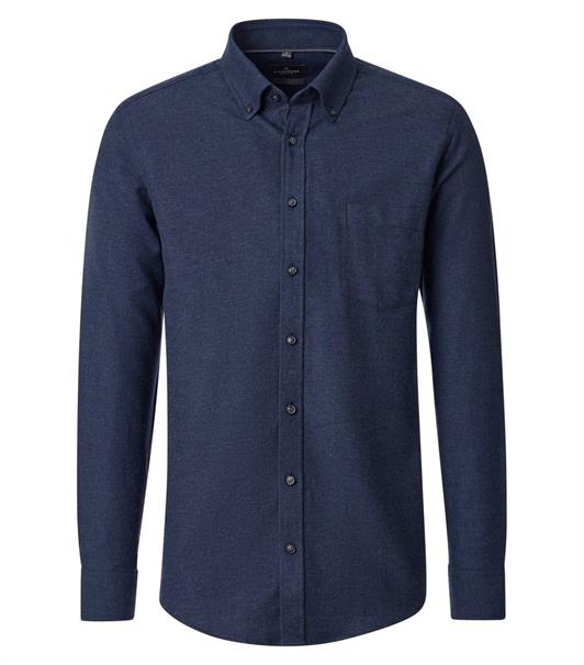 Freizeithemd langarm blau2