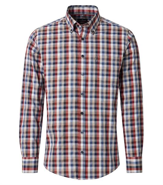 Freizeithemd langarm orange