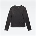 Front seam r t l\s wmn dk black