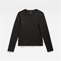 Front seam r t l\s wmn dk black