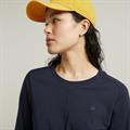 Front seam r t l\s wmn osaka blue