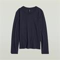 Front seam r t l\s wmn osaka blue