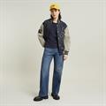Front seam r t l\s wmn osaka blue