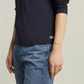 Front seam r t l\s wmn osaka blue