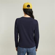 Front seam r t l\s wmn osaka blue