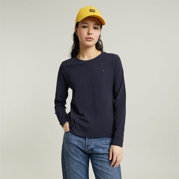 Front seam r t l\s wmn osaka blue