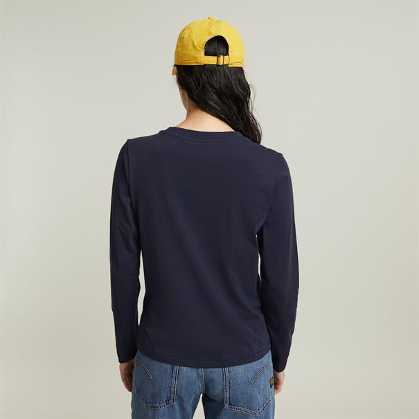 Front seam r t l\s wmn osaka blue