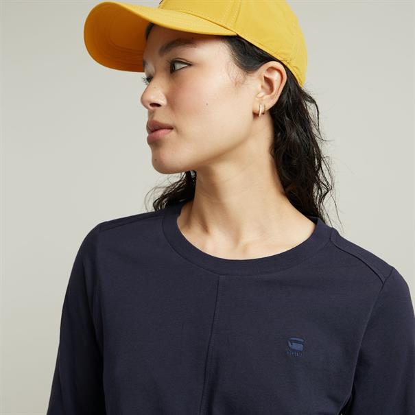 Front seam r t l\s wmn osaka blue