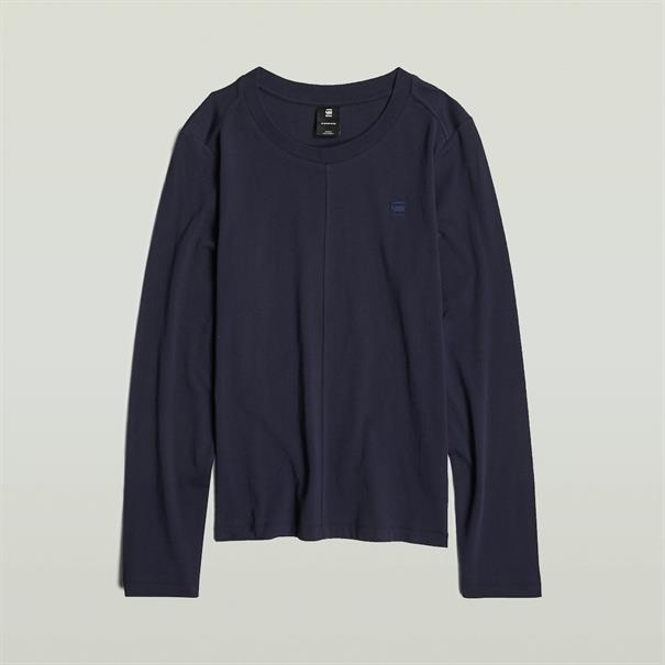 Front seam r t l\s wmn osaka blue