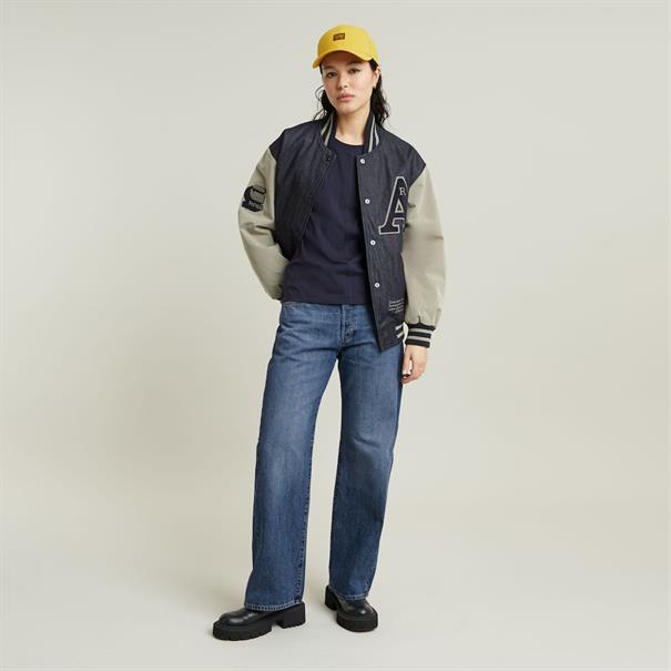 Front seam r t l\s wmn osaka blue