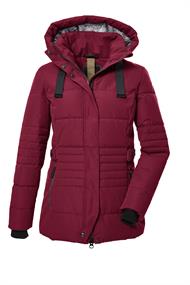 Funktionsjacke in Daunenoptik 00405- tiefrot