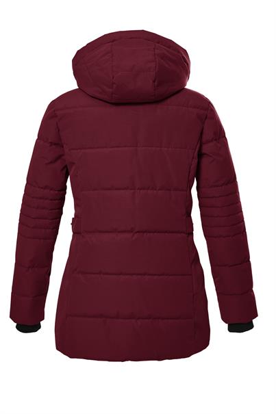 Funktionsjacke in Daunenoptik 00405- tiefrot