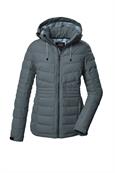 Funktionsjacke in Daunenoptik 00824 blaugrau