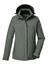 Funktionsjacke mit abzippbarer Kapuze 00738 grüngrau