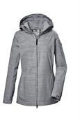 Funktionsjacke mit Kapuze 00502 blaugrau