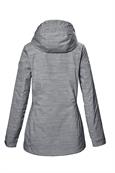 Funktionsjacke mit Kapuze 00502 blaugrau