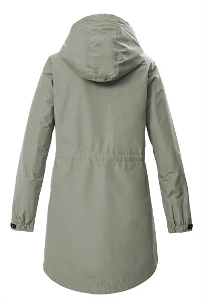 Funktionsparka mit Kapuze 00741 helles salbei