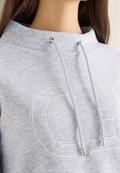 Funnelneck Sweatshirt luna grey melange
