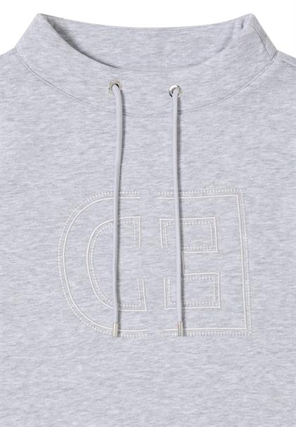 Funnelneck Sweatshirt luna grey melange