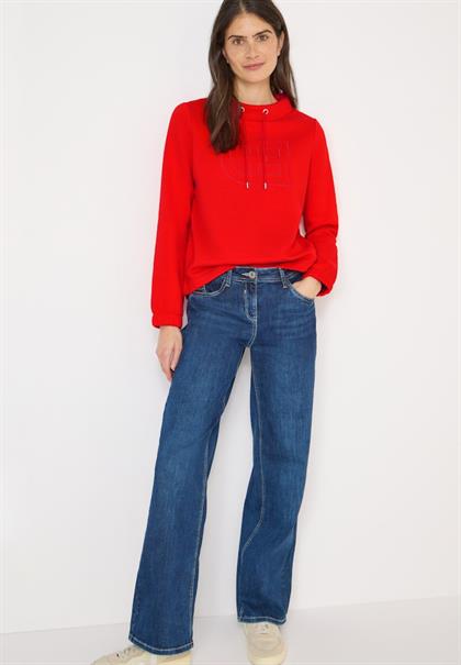 Funnelneck Sweatshirt pumkin orange