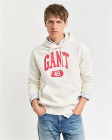 GANT 49 Arch Graphic Hoodie cream