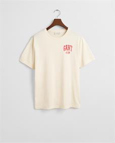 GANT 49 Arch Graphic T-Shirt cream