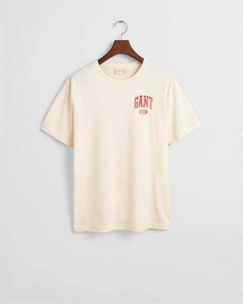 GANT 49 Arch Graphic T-Shirt cream