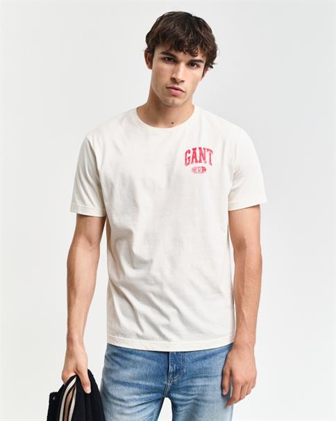 GANT 49 Arch Graphic T-Shirt cream
