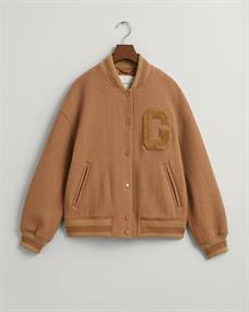 GANT Varsity Twilljacke aus Wolle warm khaki