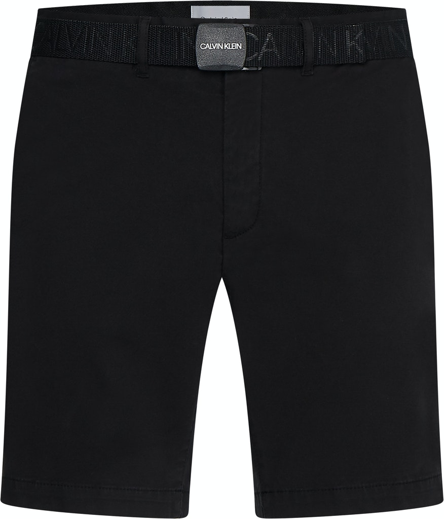 Calvin Klein Herren Shorts GARMENT DYE BELTED SHORTS ck black bequem online kaufen bei Tara M