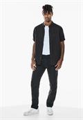 Garment dye Leinenhemd black