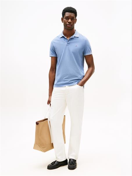 GARMENT DYE REG POLO brisk blue