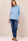 Garment dyed Hoodie light sky blue