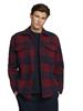 Gefütterte Hemdjacke mit Brusttaschen burgundy navy big vichy check