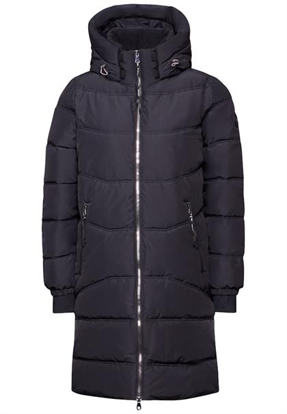 Gefütterte Jacke black