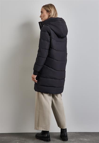 Gefütterte Jacke black