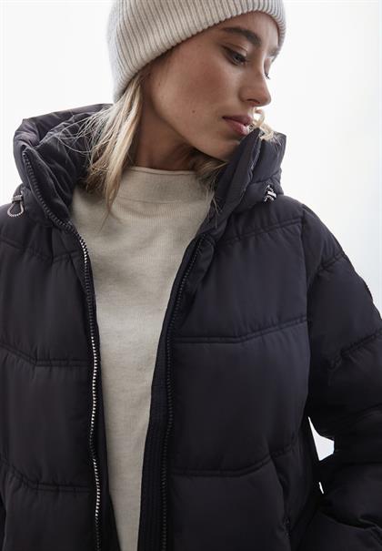 Gefütterte Jacke black