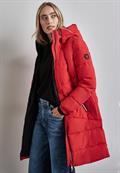 Gefütterte Jacke carpet red