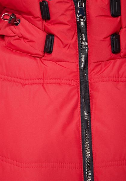 Gefütterte Jacke carpet red