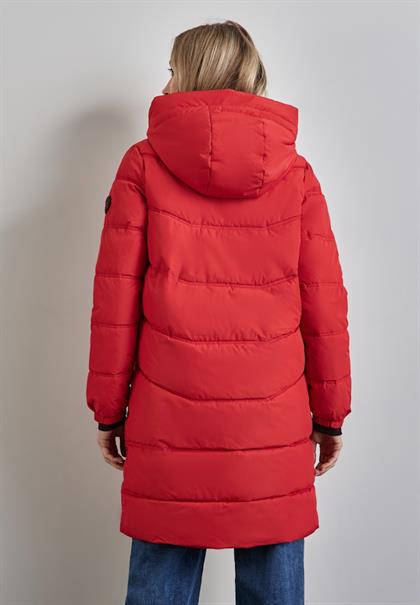 Gefütterte Jacke carpet red