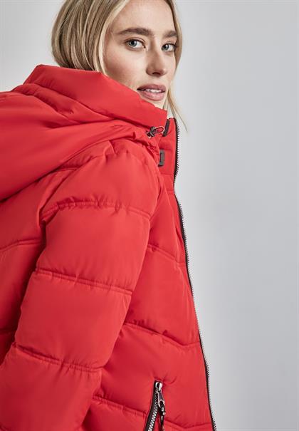 Gefütterte Jacke carpet red