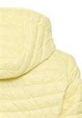 Gefütterte Jacke mit abnehmbarer Kapuze lemon