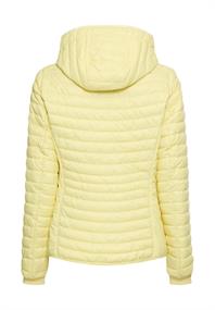 Gefütterte Jacke mit abnehmbarer Kapuze lemon