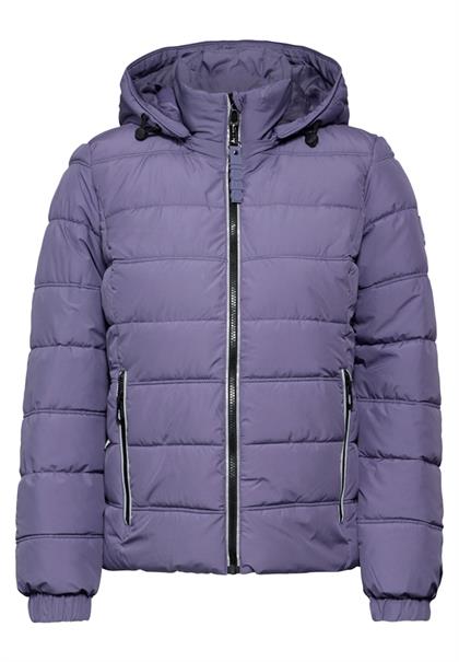 Gefütterte Jacke stormy violet
