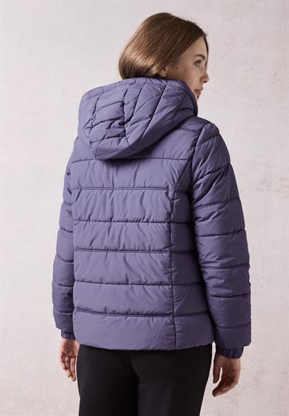 Gefütterte Jacke stormy violet