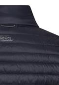 Gefütterte Steppweste mit Reißverschlusstaschen dark navy