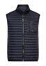 Gefütterte Steppweste mit Reißverschlusstaschen dark navy