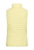 Gefütterte Weste mit Taschen lemon