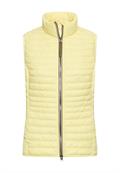 Gefütterte Weste mit Taschen lemon